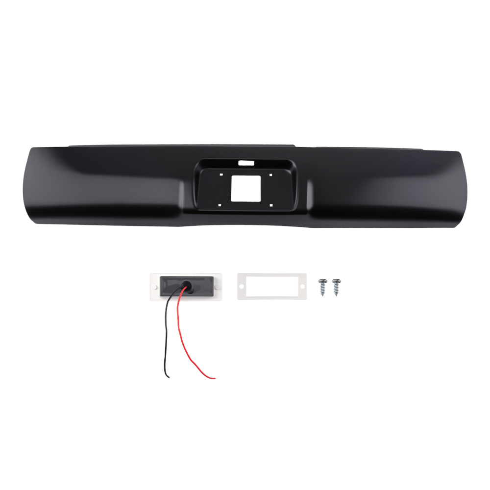 Black Primed Steel Roll Pan compatible for Dodge Ram 1500/2500/3500 Rear 94-02 Fleetside