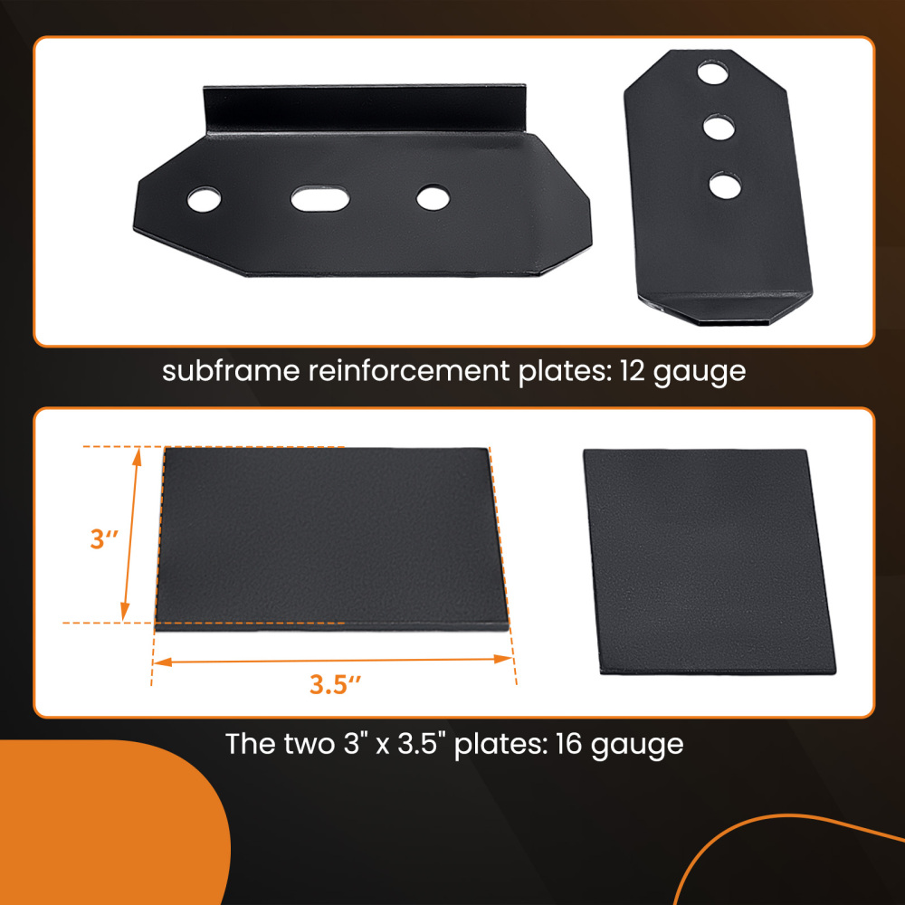 Rear Subframe Reinforcement / Repair Kit compatible for BMW 3 Series E46 Chassis Coup