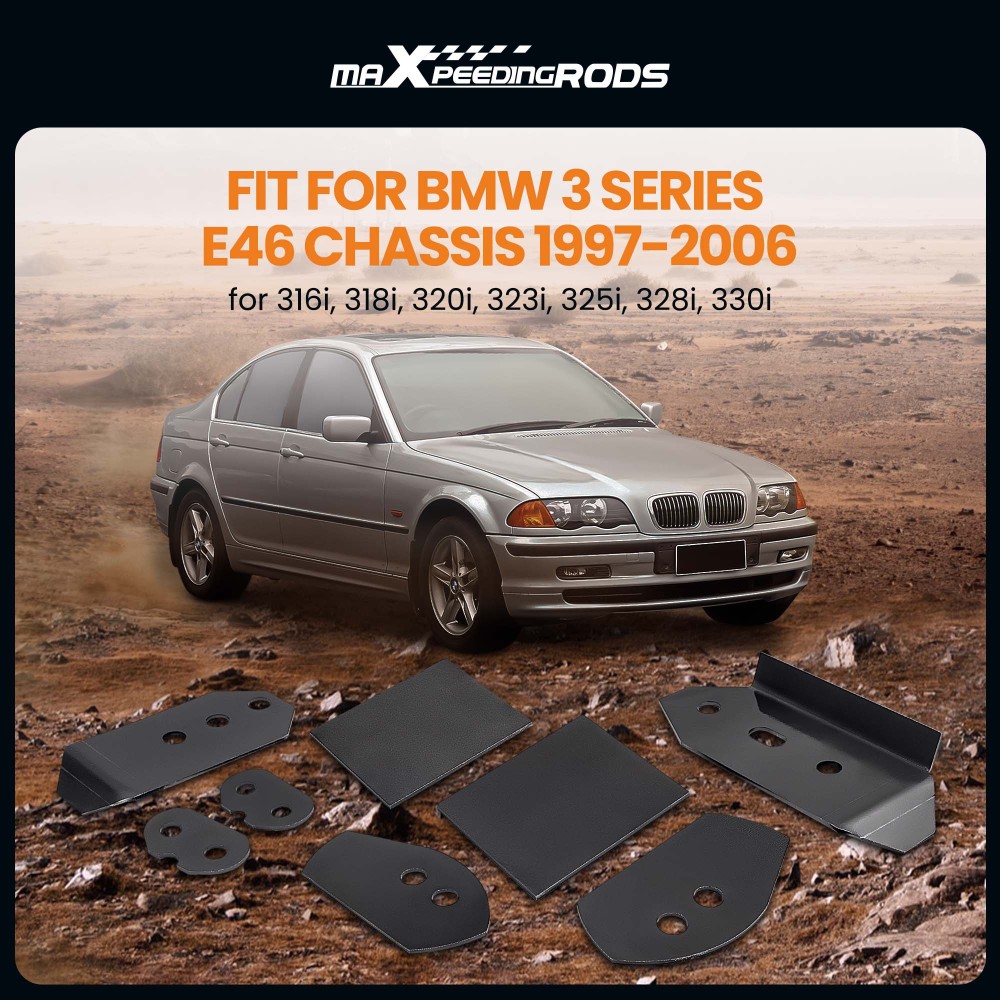 Rear Subframe Reinforcement / Repair Kit compatible for BMW 3 Series E46 Chassis Coup