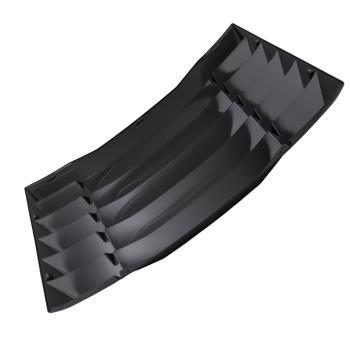 Black Rear Louver compatible for Chevrolet Camaro 2016-2024 Window Sun Shade Plastic