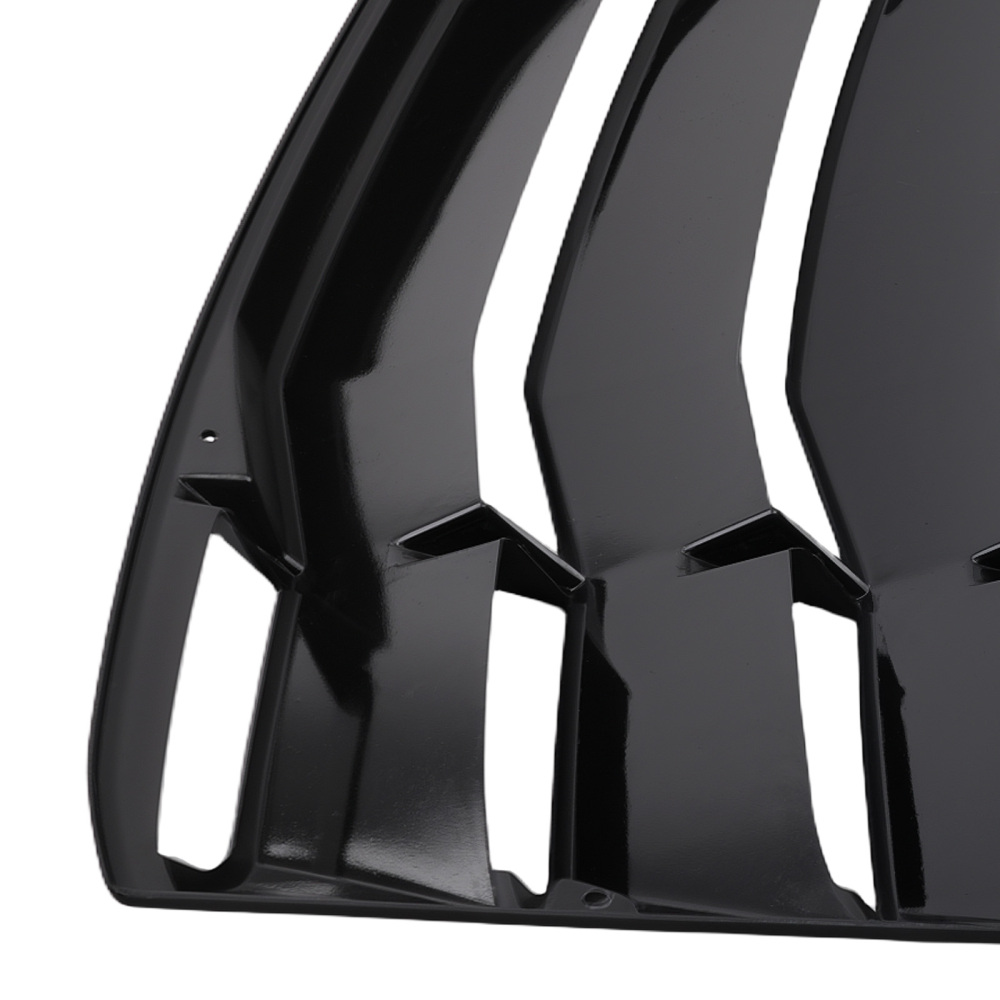 Black Rear Louver compatible for Chevrolet Camaro 2016-2024 Window Sun Shade Plastic