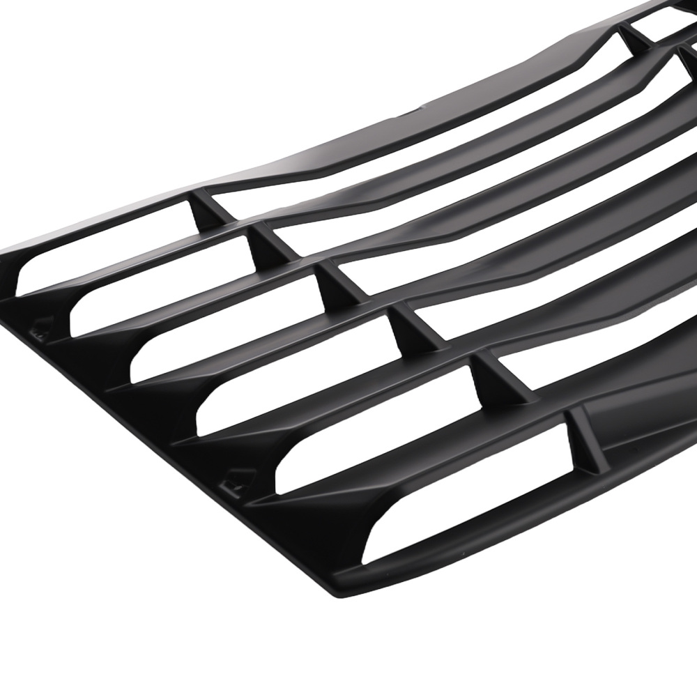 Black Rear Louver compatible for Chevrolet Camaro 2016-2024 Window Sun Shade Plastic