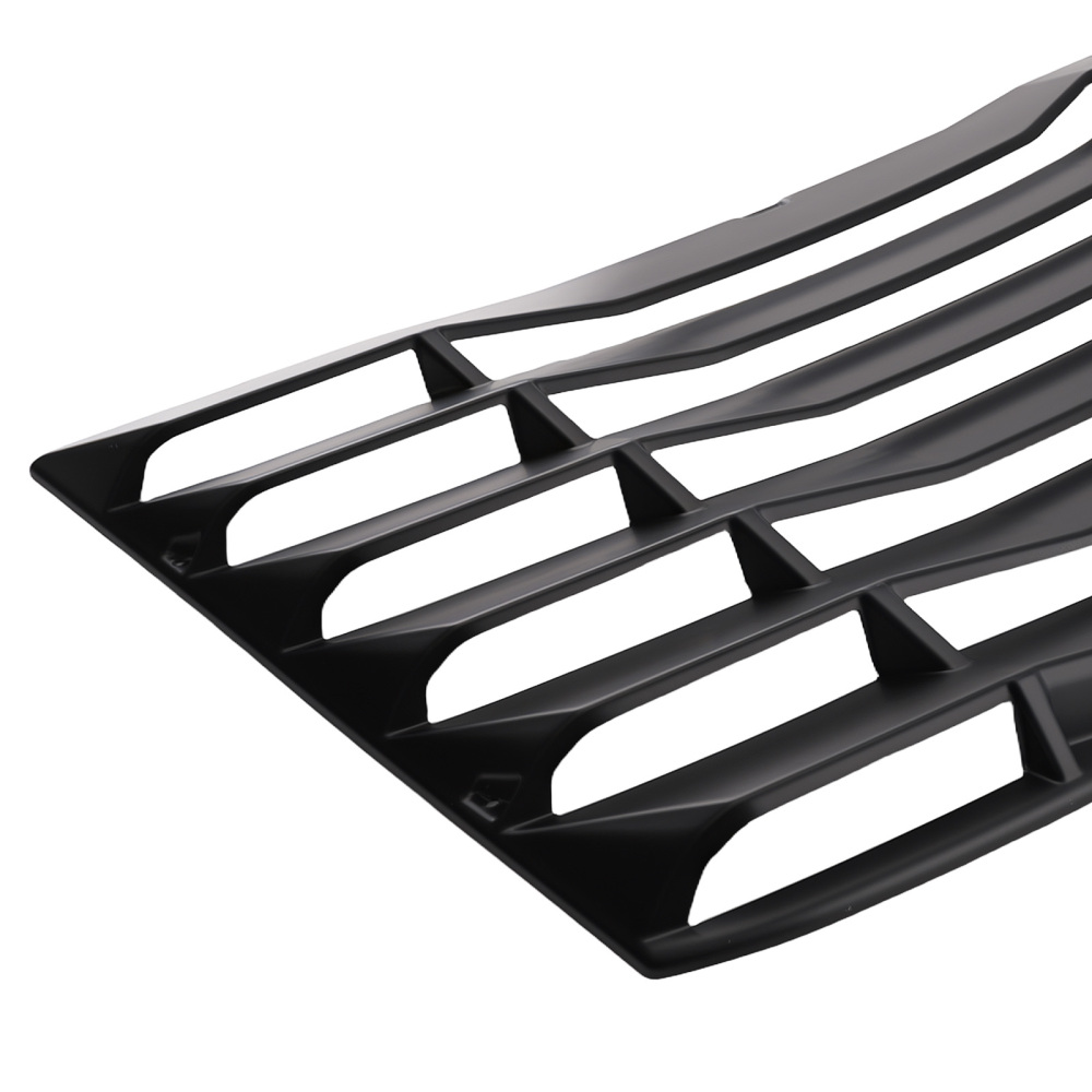 Black Rear Louver compatible for Chevrolet Camaro 2016-2024 Window Sun Shade Plastic