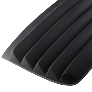 Black Rear Window Louver compatible for Dodge Challenger 08-23 Sun Shade Protection