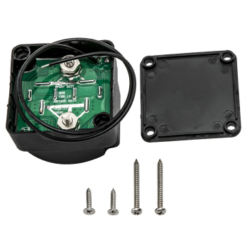 Dual Battery System Box Cycle Battery Box 140A 12V 2x USB