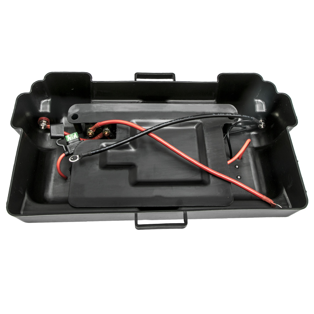 Dual Battery System Box Cycle Battery Box 140A 12V 2x USB