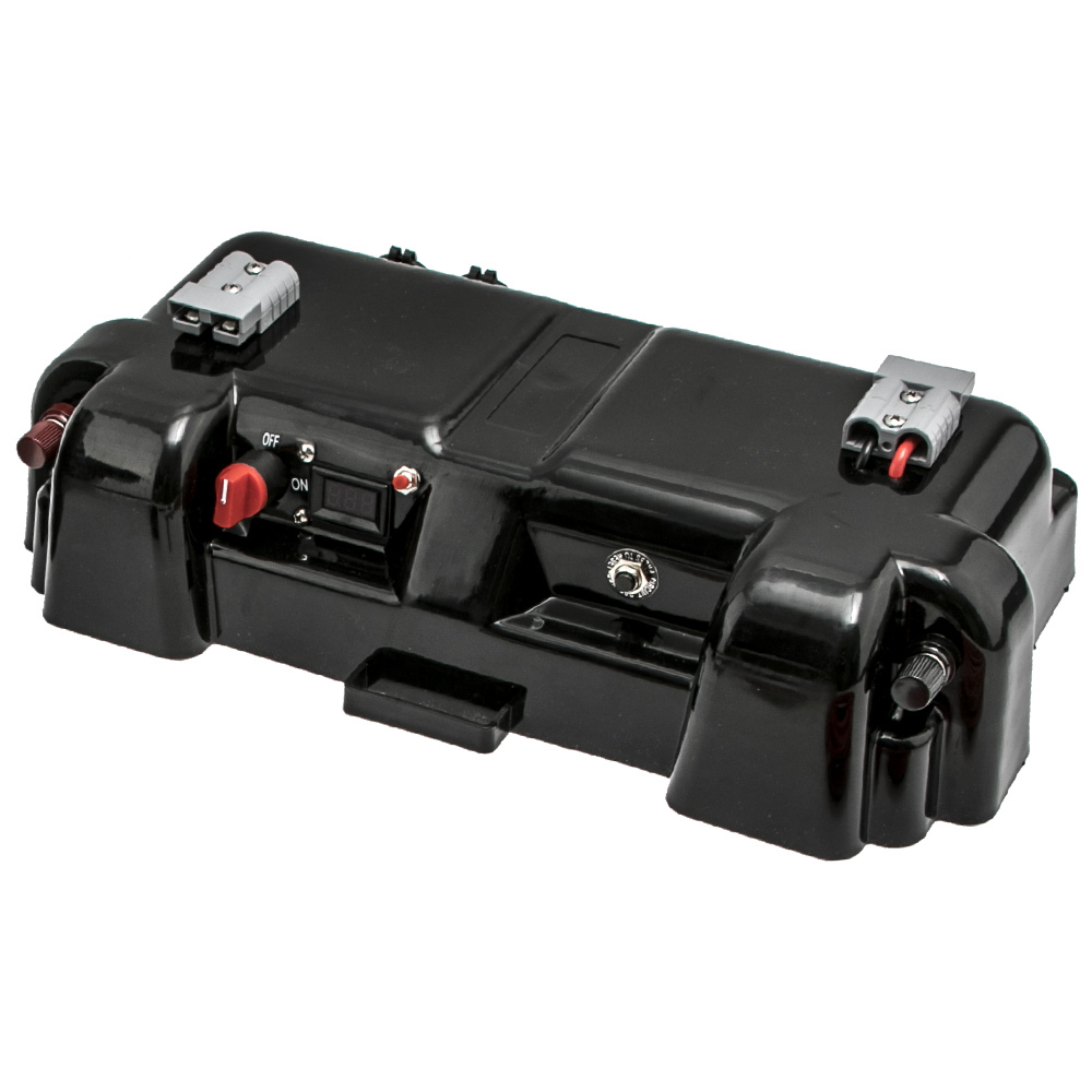 Dual Battery System Box Cycle Battery Box 140A 12V 2x USB