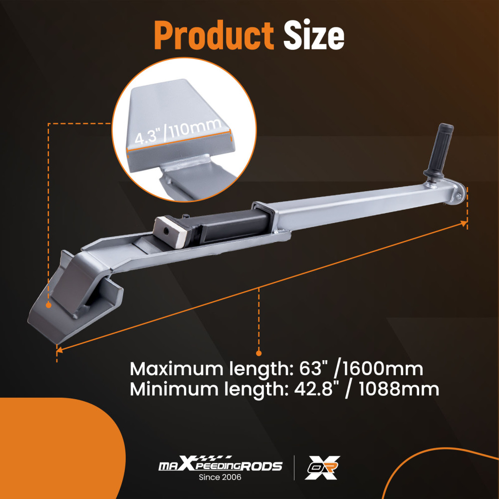 Universal Truck Tire Impact Driven Demount Tool Fit For Tire 10-24 ATV