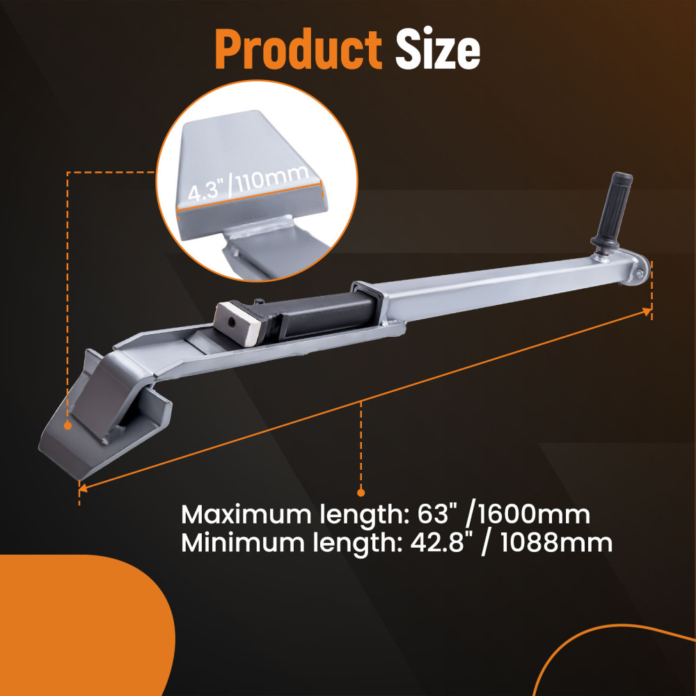 Strumento di smontaggio guidato del supporto pneumatico per 10 a 24 ATV Tire