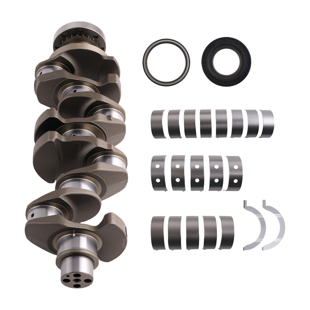 Crankshaft w/ Main Big End Bearings compatible for Land Rover Range Rover 204DT 204DTD