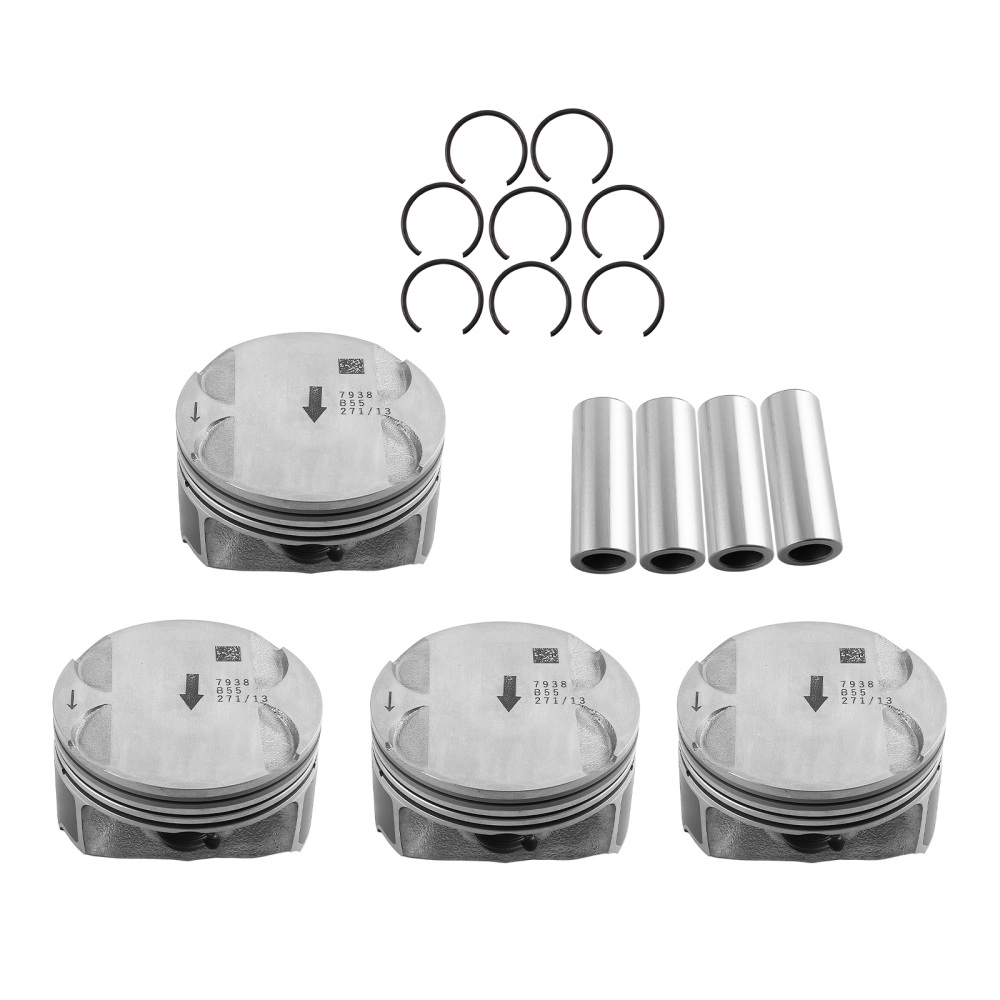 2.4L Engine Overhaul Rebuild Kit w/ Rods Bearing Set compatible for Chevy Equinox GMC