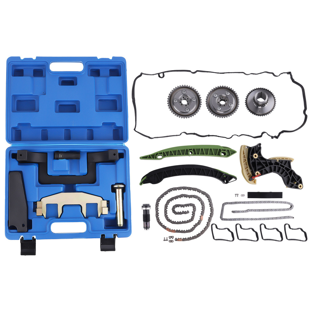 Timing Chain Kit VVT Sprocket Gasket Tool For 2012 2013 2014 compatible for Mercedes Benz C250