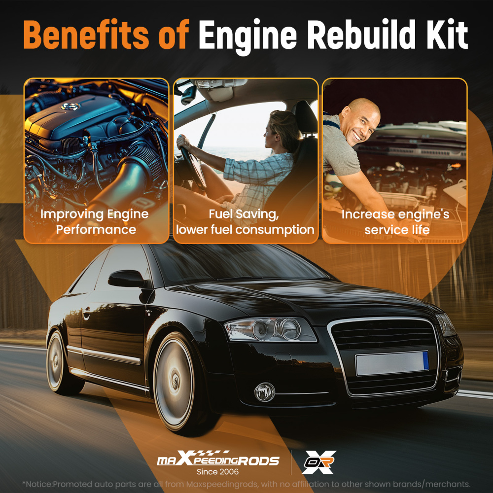 Head Gasket Set Piston Bearings compatible for VW Jetta compatible for Golf Audi A4 TT AWM AWV AWT 1.8T