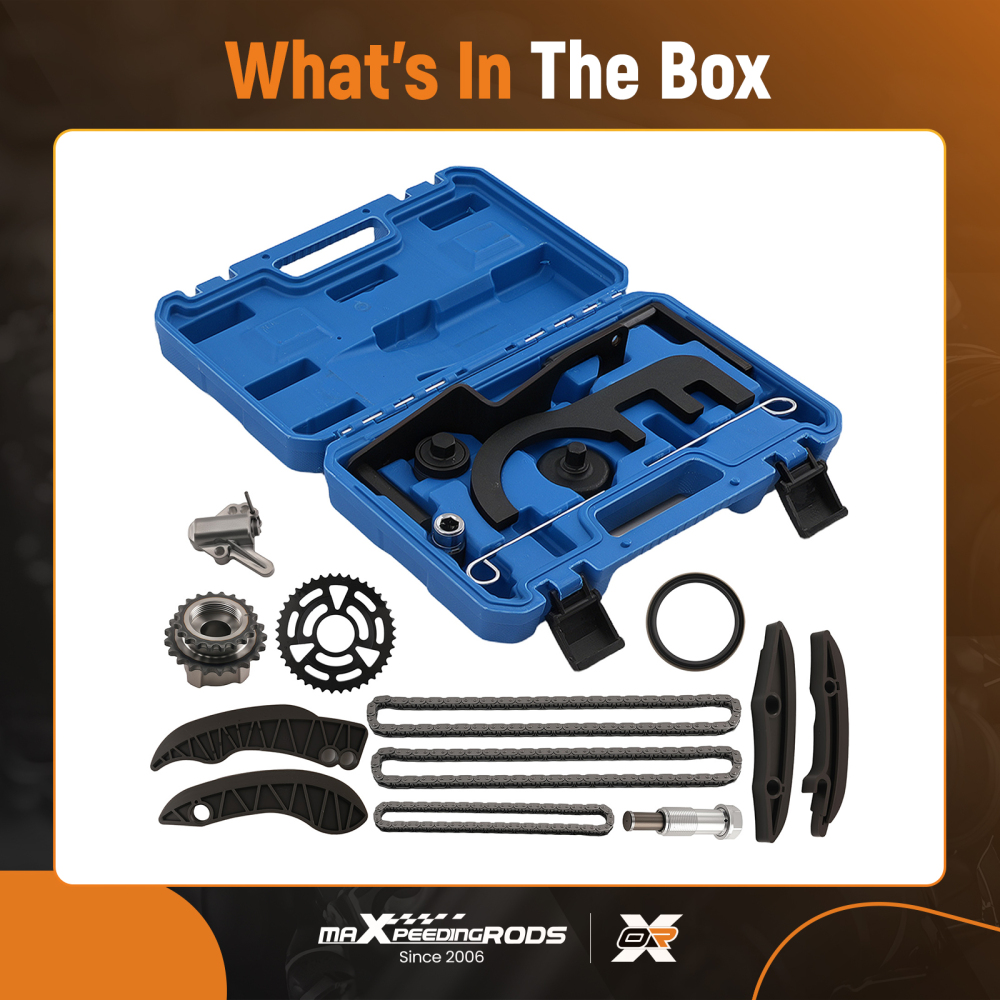 Complete Timing Chain Kit w/ Guides TensionersTools compatible for BMW 320d 318d E90 E91