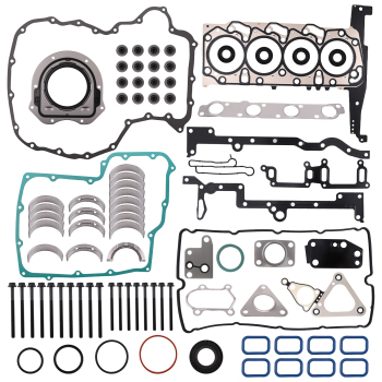 Head Gasket Set compatible for Ford Transit 2.4 TDCi DI RWD compatible for Land Rover Defender 2.4 Td4