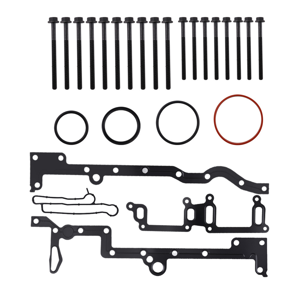 Head Gasket Set compatible for Ford Transit 2.4 TDCi DI RWD compatible for Land Rover Defender 2.4 Td4
