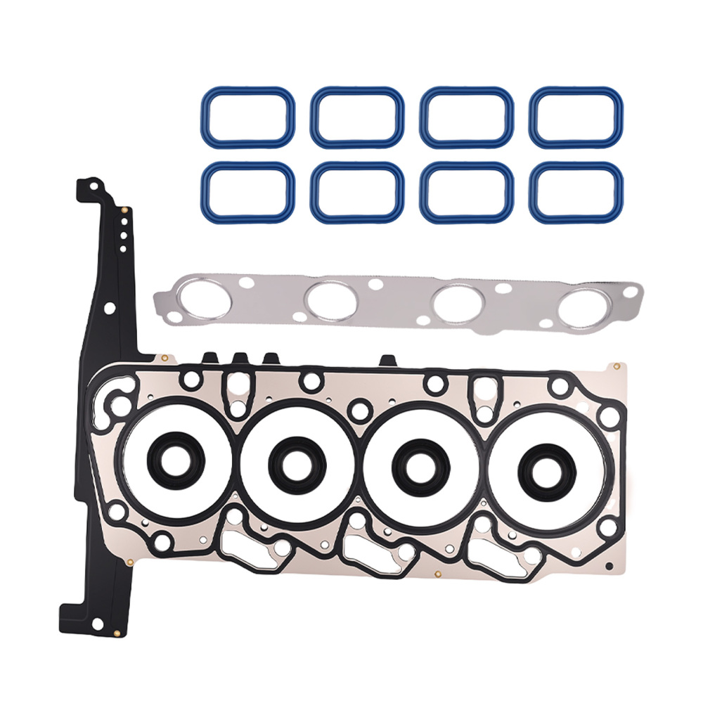Head Gasket Set compatible for Ford Transit 2.4 TDCi DI RWD compatible for Land Rover Defender 2.4 Td4