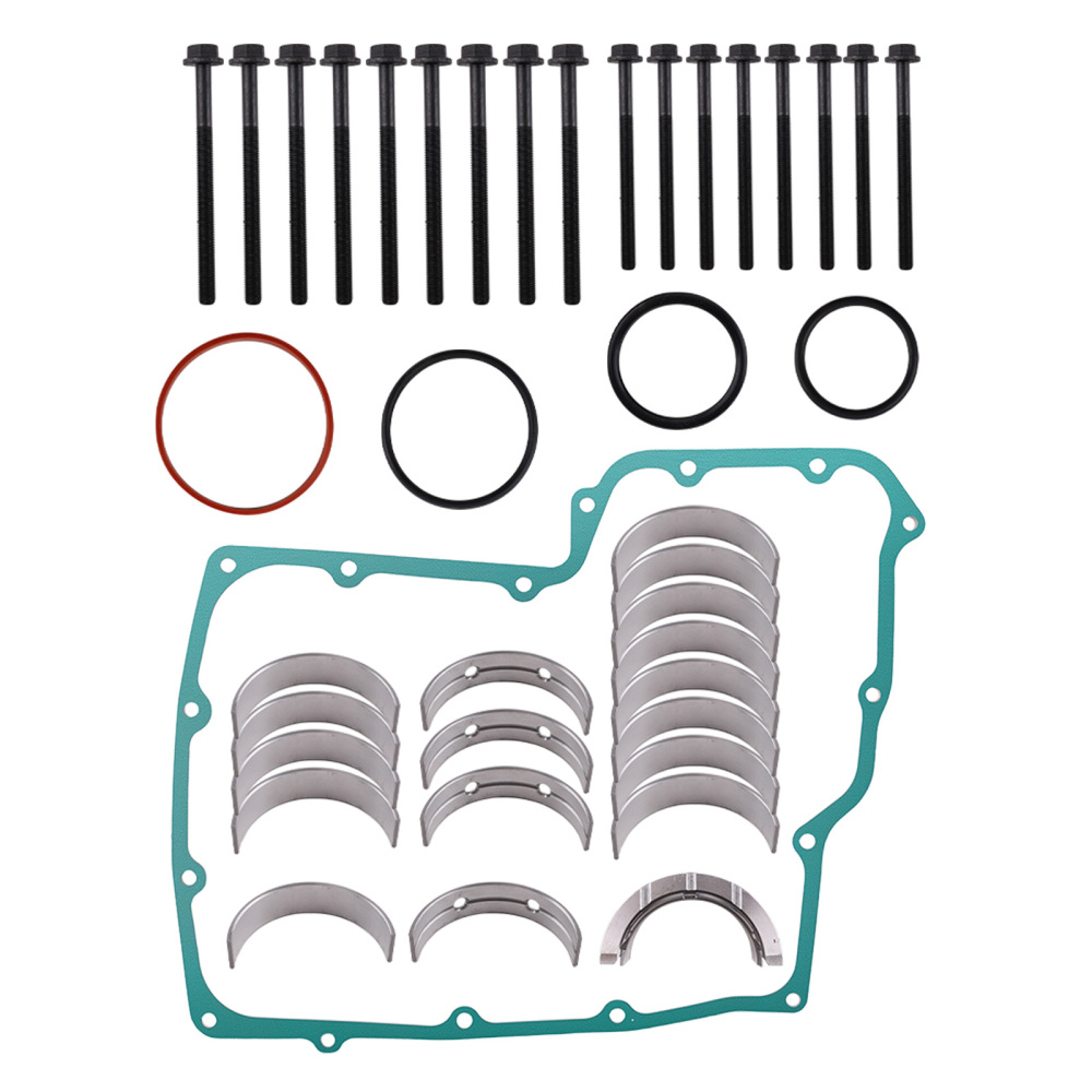 Head Gasket Set compatible for Ford Transit 2.4 TDCi DI RWD compatible for Land Rover Defender 2.4 Td4