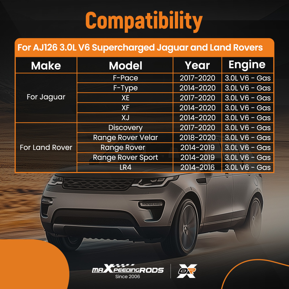 Engine Rebuild Kit Crankshaft Con Rods Gasket Piston compatible for Jaguar Land Rover