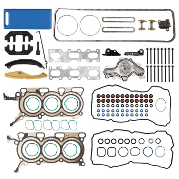 Timing Chain Kit w/ Water PumpMLS Head Gasket compatible for Ford Edge 3.5L 2007-2010
