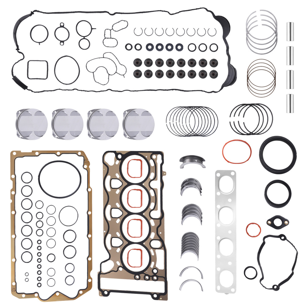 Engine Overhaul Gaskets Pistons Kit compatible for BMW E81 E82 E87 E88 120i	2006-2013
