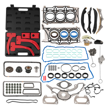 Timing ChainHead Gasket Set w/ Tool Kit compatible for Chrysler 200 3.6L V6 2012-2013
