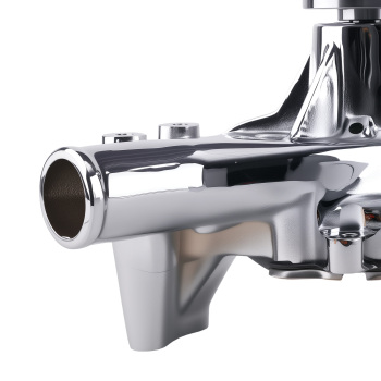 Small Block Chrome Kit compatible for Chevy Chevrolet 350 w/ Long Water Pump Alternator