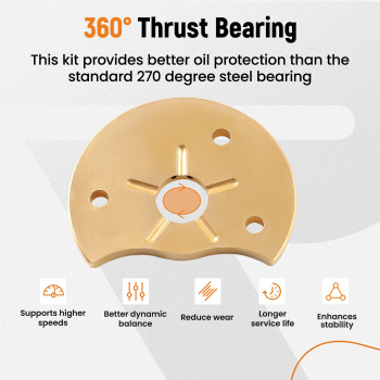 HX35 HX35W HE351 Turbo Repair Rebuild Kit compatible for Cummins Dodge Ram 5.9L Diesel