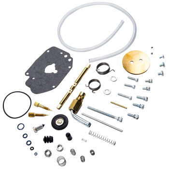 NUOVO CARBURATORE CARBURETOR REPAIR KIT compatibile per HARLEY-DAVIDSON SUPER E GAS CARBS