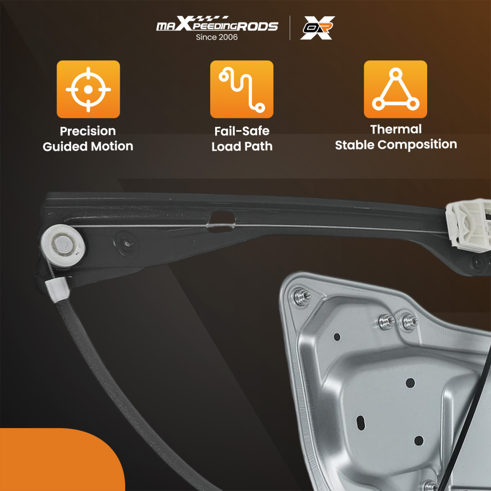 WINDOW REGULATOR FRONT LEFT compatible for SKODA SUPERB II 3T4 3T5 3TD837461 08-15