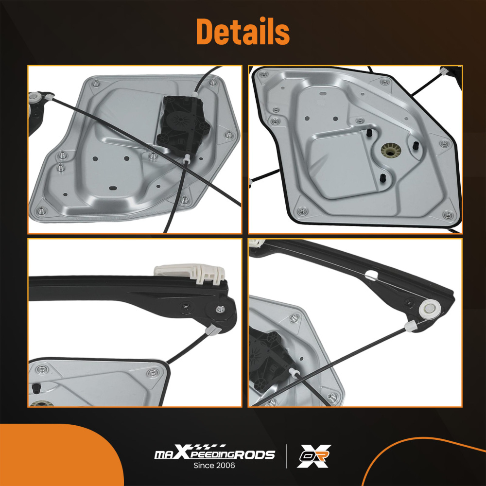 WINDOW REGULATOR FRONT LEFT compatible for SKODA SUPERB II 3T4 3T5 3TD837461 08-15