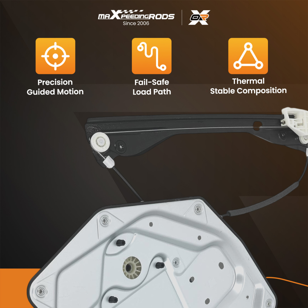 1x Window RegulatorAssembly Front Right compatible for Skoda Superb MK2 2008-2015