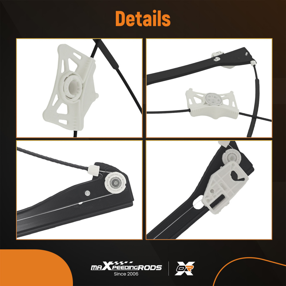 1pc Electric Window Regulator compatible for Skoda Fabia MK3 14-22 Front Right Driver Side