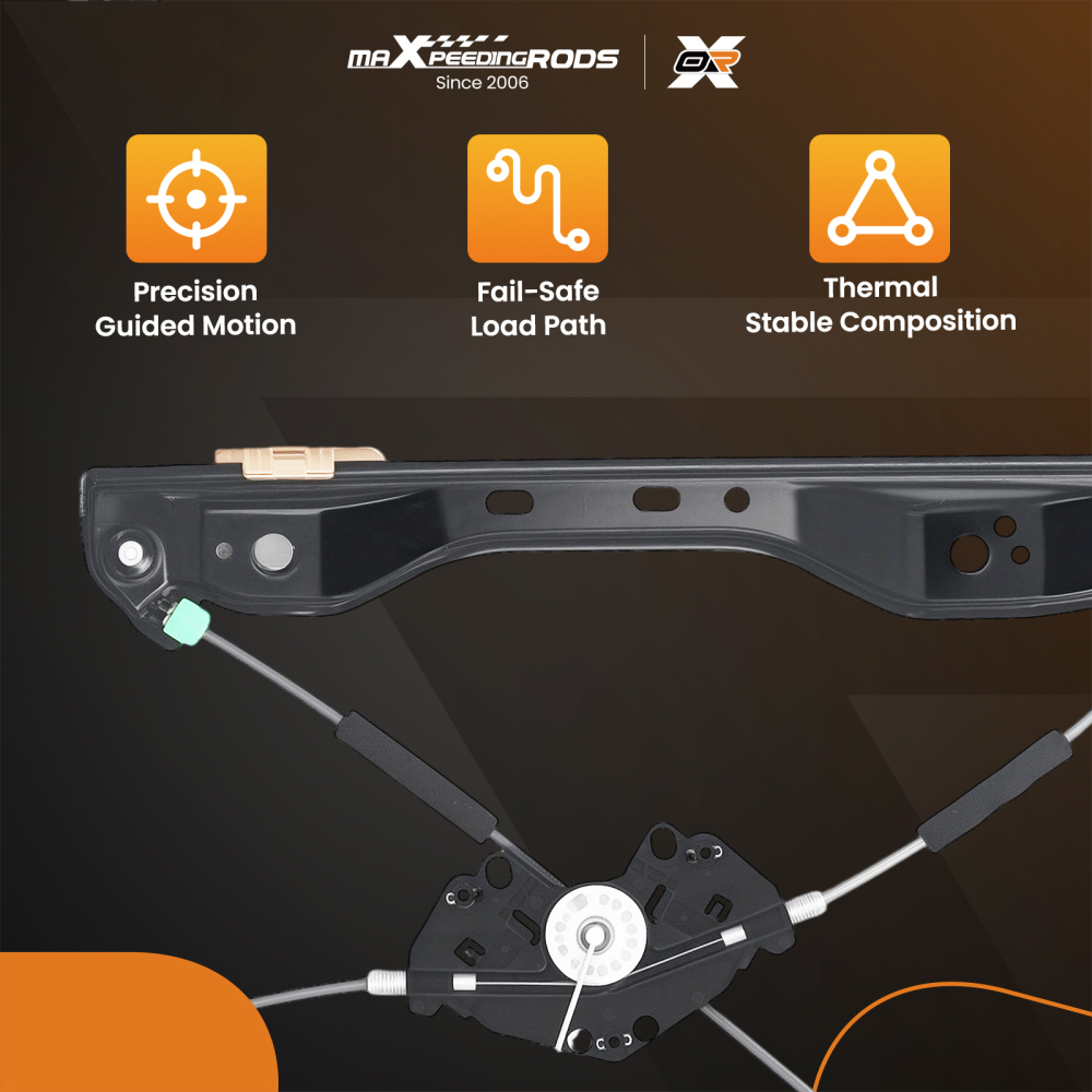 Front Left Passenger Side Window Regulator w/o Motor compatible for Volvo XC60 2008-2017