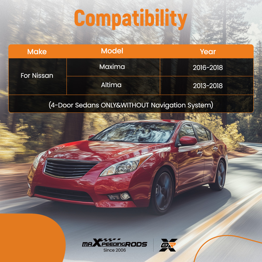 Front Washer Assembly Unit compatible for Nissan Maxima Altima 13-18 28910-9HM0A