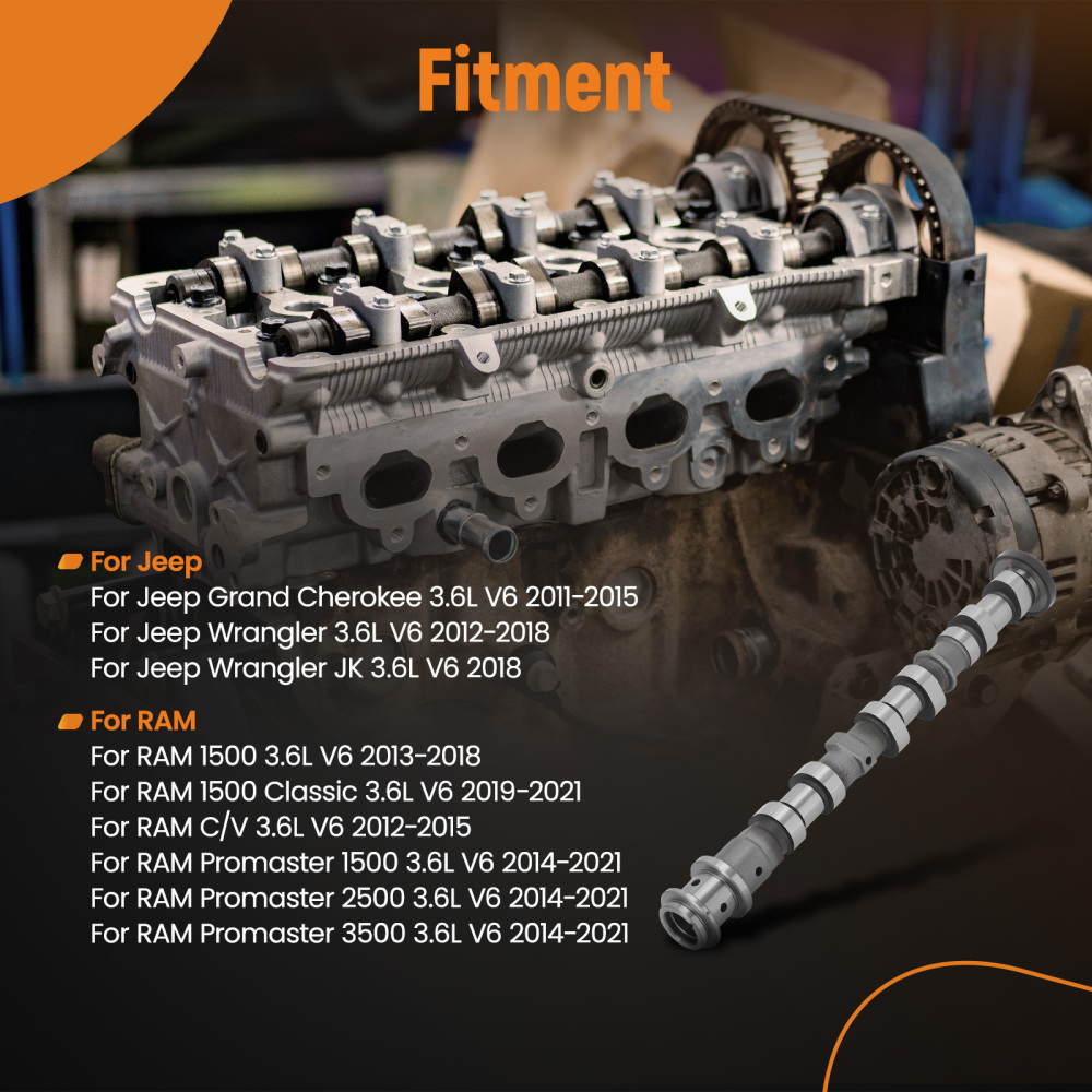 Camshafts Rockers Lifters compatible for Chrysler 300C 3.6L compatible for Dodge Charger 2011-2018