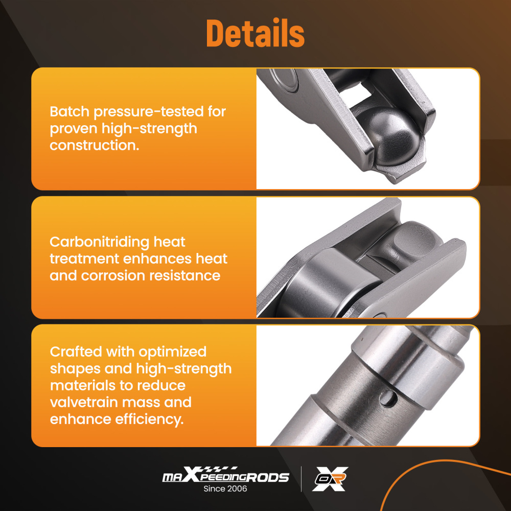 Rocker Arms Lifter Kit compatible for Citroën Berlingo C-Elysee C3 compatible for Opel Combo 2018-2023