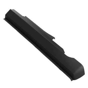 Rocker Panels Guard Sill Covers compatible for Ram 1500 2011-2018 Crew Cab 14064 Black