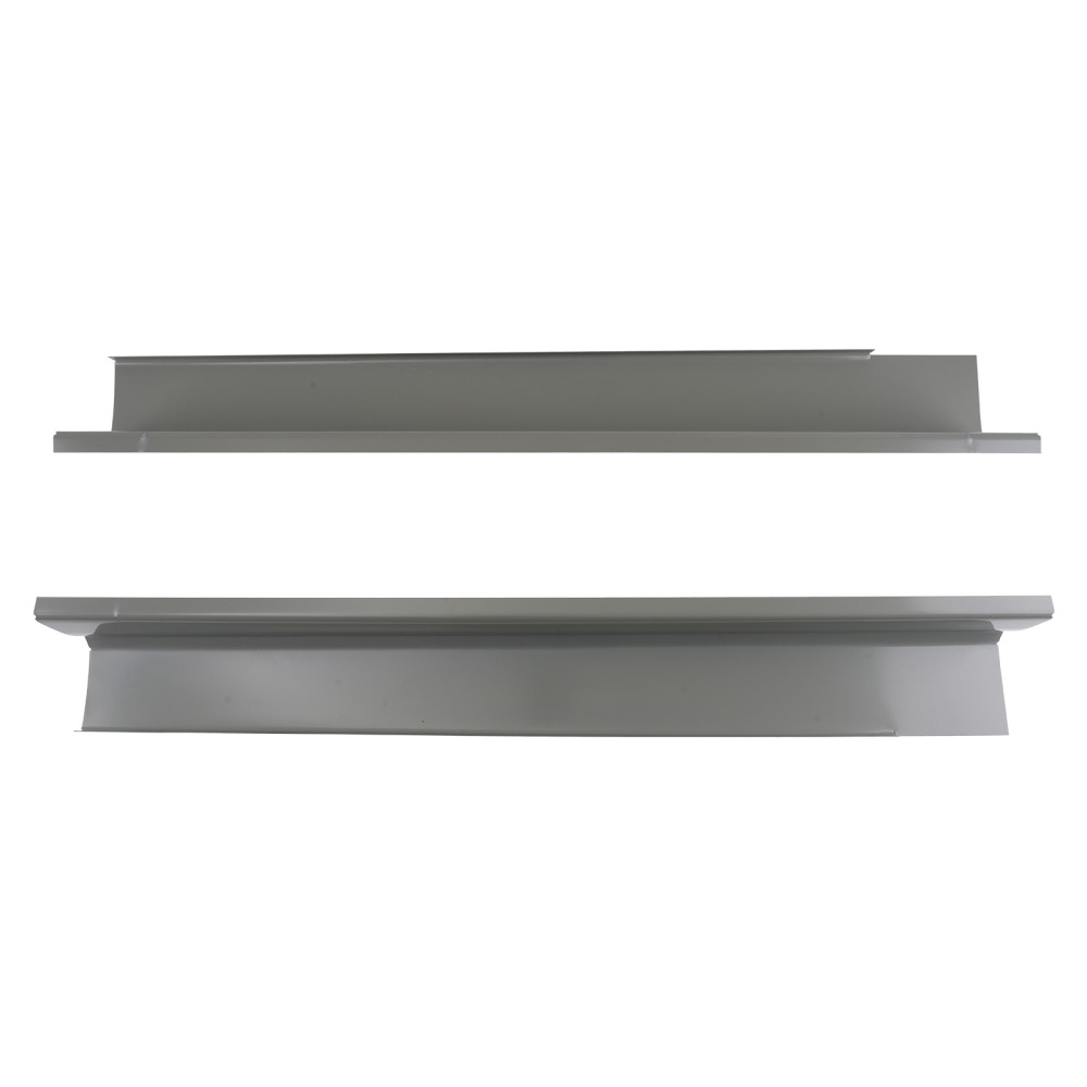 Pair Slip On Rocker Panels compatible for Chevy Cruze 11-16 Steel 4Dr Driver Passenger