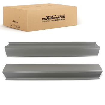Pair Slip On Rocker Panels compatible for Chevy Cruze 11-16 Steel 4Dr Driver Passenger