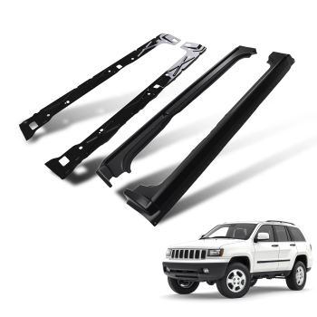 InnerOuter Rocker Panels compatible for GMC Sierra 1999-2007 Extended Cab Galvanized