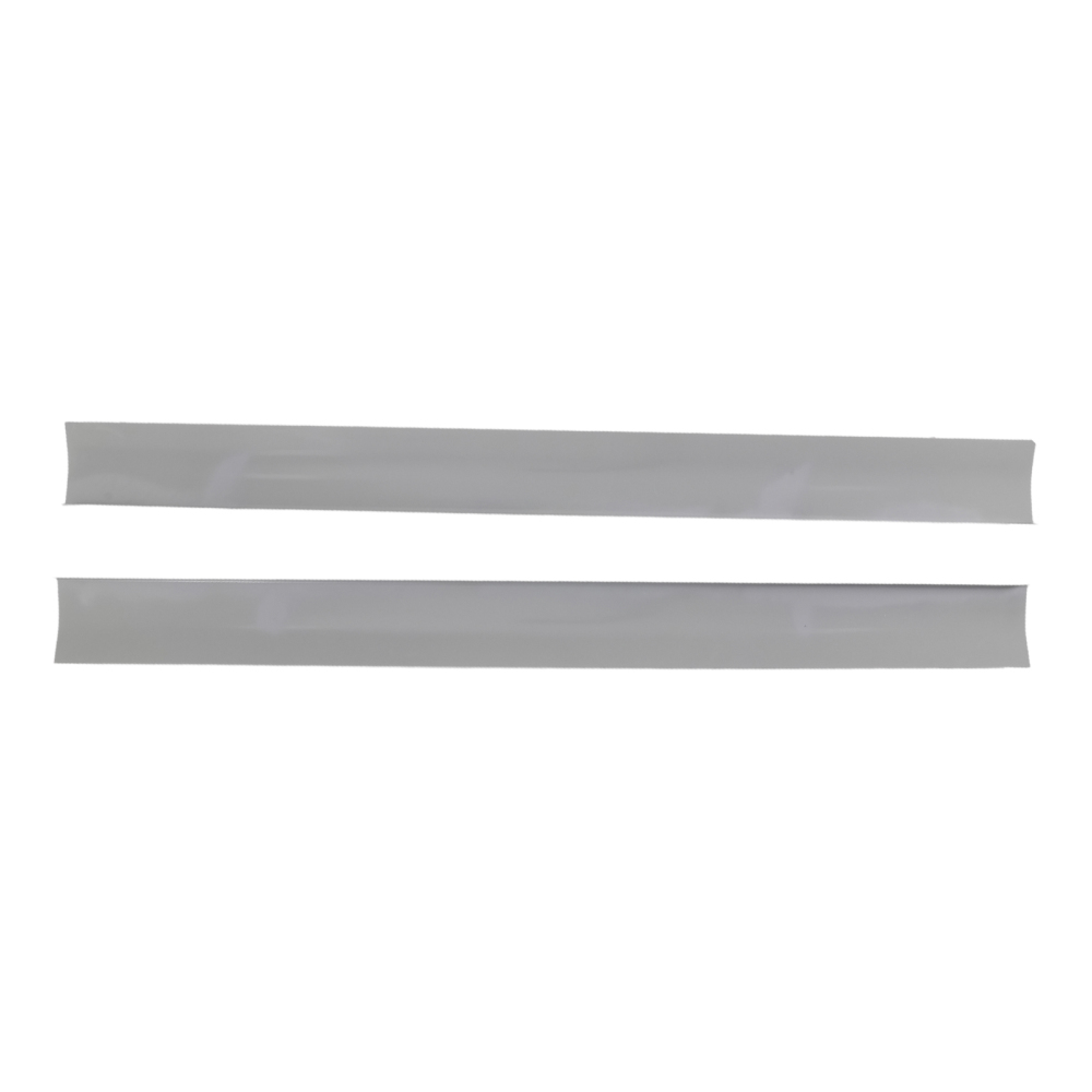 Pair Slip On Rocker Panels compatible for Chevy Express compatible for GMC Savana Van 1996-2014 Silver