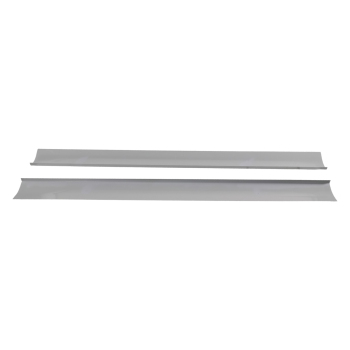 Pair Slip On Rocker Panels compatible for Chevy Express compatible for GMC Savana Van 1996-2014 Silver