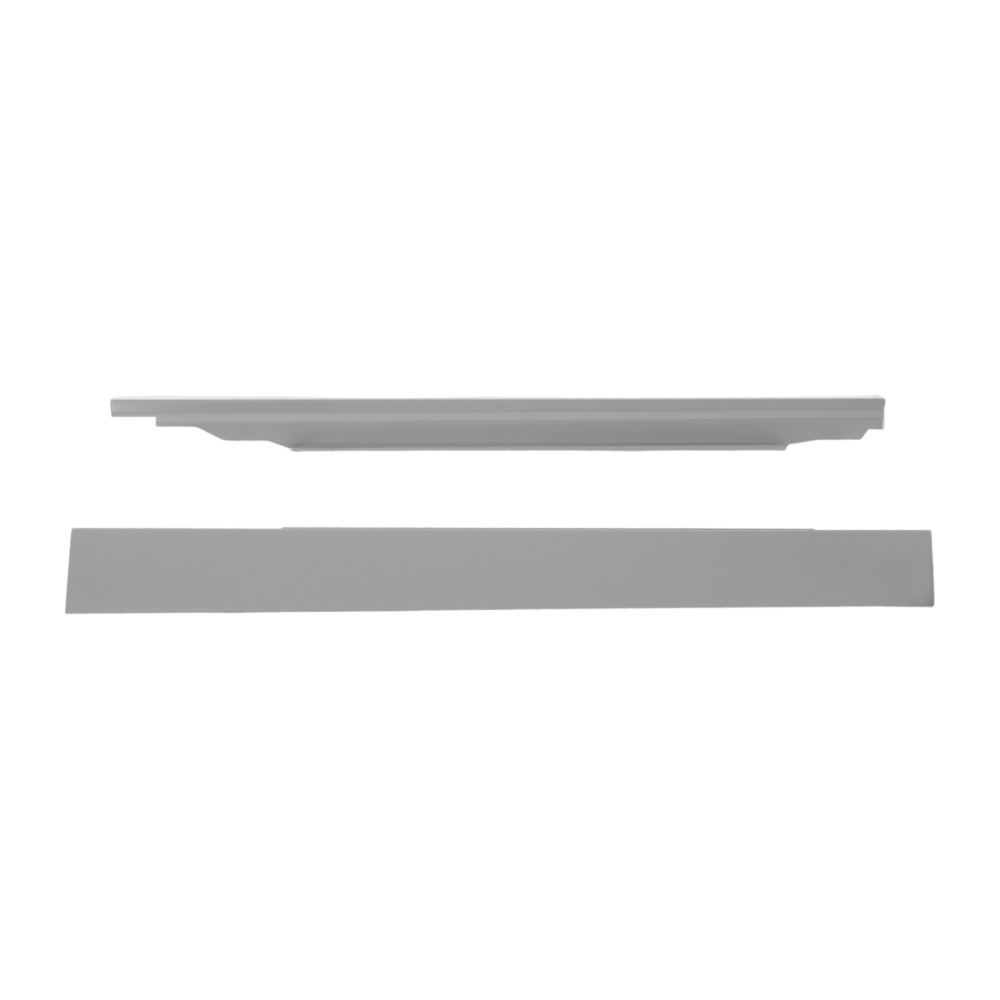 Pair Slip On Rocker Panels compatible for Chevy Express compatible for GMC Savana Van 1996-2014 Silver