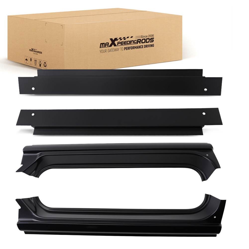 Full Rocker Panel Kit w/ Inner compatible for GMC Chevy C10 1967-1972 Steel 4Pcs Set