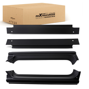 Full Rocker Panel Kit w/ Inner compatible for GMC Chevy C10 1967-1972 Steel 4Pcs Set