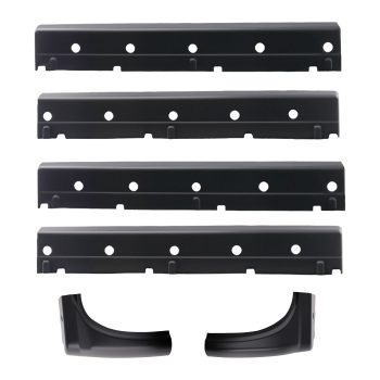 Pair of Slip-on Rocker Panel Cab Corners compatible for GMC Sierra 2015-2019 2500 3500