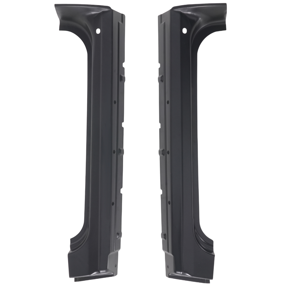 Pair Outer Rocker Panels compatible for Silverado Sierra 2007-2013 Regular Cab Steel 2Door