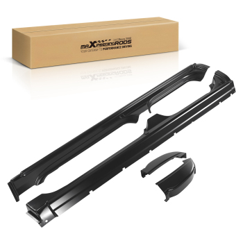 Rocker Panels Cab Corners for 99-06 compatible for Chevrolet Silverado GMC Sierra 4 Door Steel