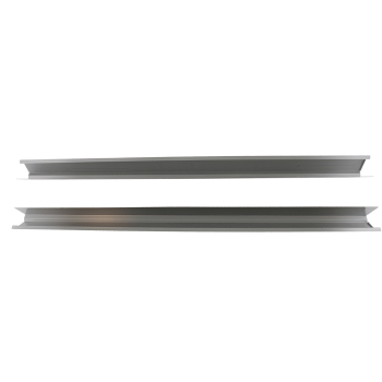 Rocker Panel Pair compatible for Chevy Silverado GMC Sierra Crew Cab 4 Door 2014 2015 2016